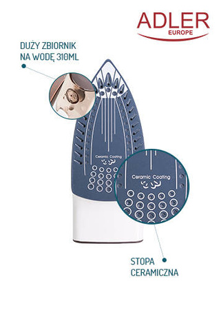 AD 5030 Żelazko ceramiczne 3000 W
