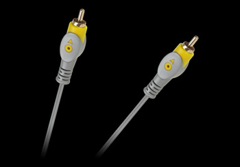 Kabel 1x RCA-1x RCA łezka 1,5m