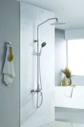 Zestaw kabinowo-prysznicowy natynkowy DENVER DEN-ZKPN.400C Blue Water