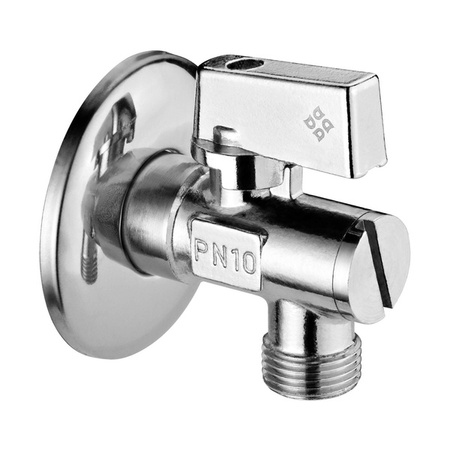Zawór kątowy kulowy 1/2" - 3/8" - w kartoniku (VFA B62K) - Deante