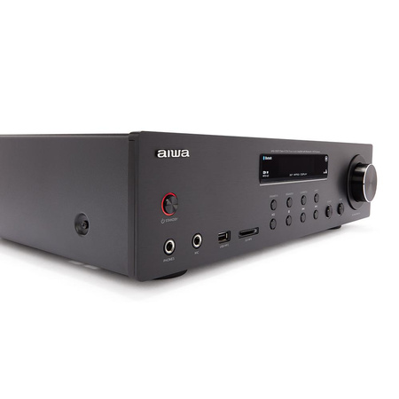 Wzmacniacz AIWA AMU-120BT/BK 120W czarny (8435256897494) - AIWA