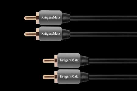 Kabel 2RCA-2RCA 0.5m Kruger&Matz
