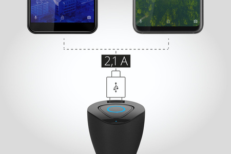 Słuchawka Bluetooth z ładowarką samochodową Kruger&Matz Traveler K1