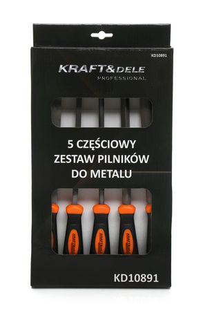 Zestaw pilników do metalu 200mm KD10891 - KRAFT&DELE