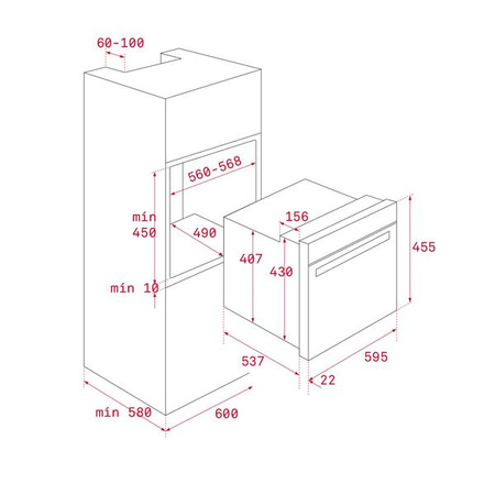Piekarnik HLC 8400 WHITE TEKA