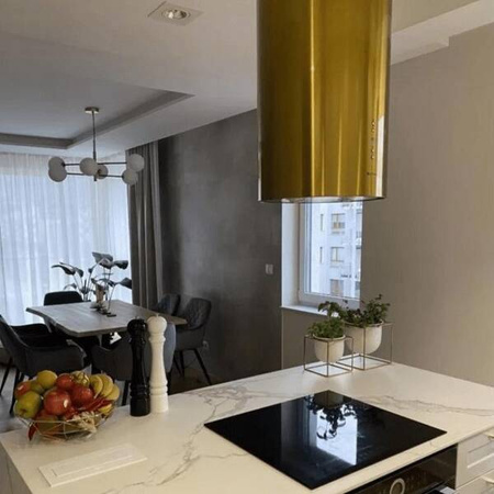 Okap kuchenny GLOBALO Cylindro Isola 39.7 Gold GLOBALO