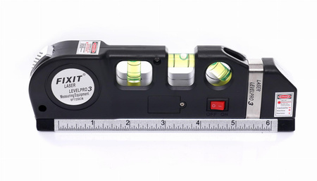 Poziomica laserowa z miarą 250cm KD10437 - KRAFT&DELE