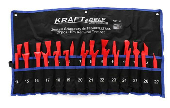Zestaw ściągaczy do tapicerki 27 el. KD1130 - KRAFT&DELE