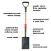Szpadel ogrodowy z prostym blatem CAT K-Series D-Handle Garden Spade (0841308101057) - Cat