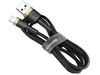BASEUS Kabel USB Lightning iPhone 3,0m Cafule 2A(CALKLF-RV1) Black-Gold