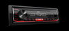 JVC KDX-162 Radio samochodowe USB RED