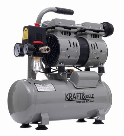 KOMPRESOR BEZOLEJOWY 9L 550W KD1384 - KRAFT&DELE