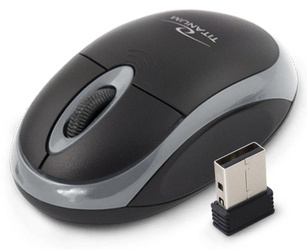 TITANUM MYSZ BEZPRZ. 2.4GHZ 3D OPT. USB VULTURE CZARNO-SZARA