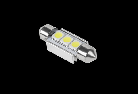 Żarówka samochodowa LED (Canbus) SV8,5 11x36mm 3x5050 SMD, biała