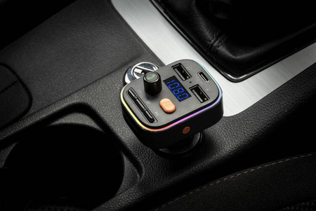 Transmiter FM zestaw głośnomówiący GoGEN CTR348BTC