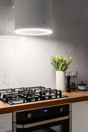 Okap przyścienny Tubus Inox CDP3801I Ciarko Design