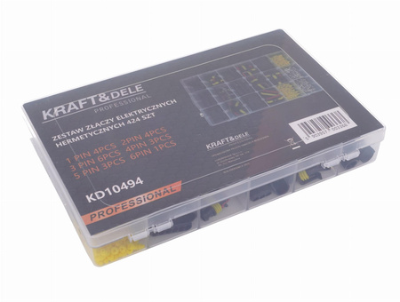 Złączki hermetyczne 424szt. KD10494 - KRAFT&DELE