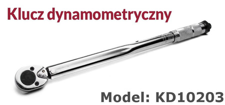 Klucz dynamometryczny 1/2" 28-210Nm KD10203 - KRAFT&DELE