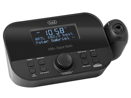 Radiobudzik Trevi RC85D8 DAB z projektorem black