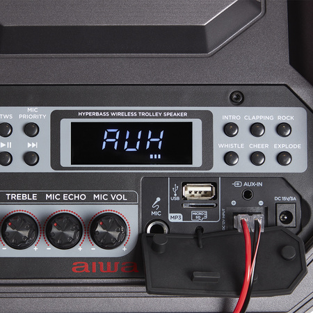 AIWA power audio KBTUS-608MKII, 600W, 2xmic. bezp. (RTV_AIWA_00078) - AIWA