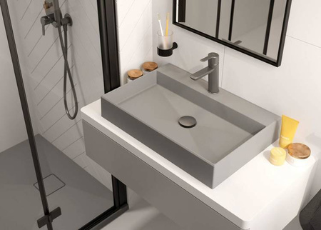 Brodzik granitowy prostokątny 100x90 cm (KQR S45B) - Deante
