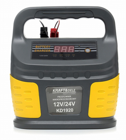 PROSTOWNIK MIKROPROCESOROWY 12V/24V 60-200Ah KD1920 - KRAFT&DELE