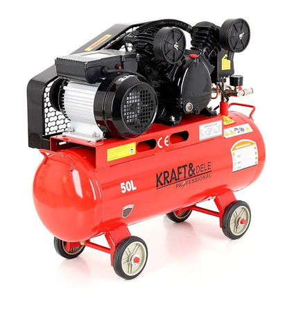 Kompresor olejowy 50L 2 Tłoki KD403 - KRAFT&DELE