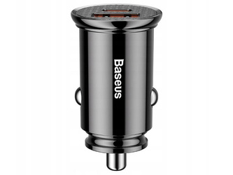 BASEUS Ładowarka samochodowa Circular PD QC4.0+ 5A 30W (czarna) CCALL-YS01