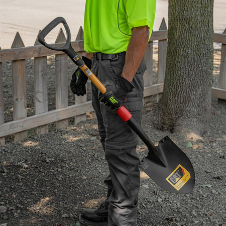Szpadel z ostrą łyżką CAT K-Series D-Handle Round Point (0841308101026) - Cat