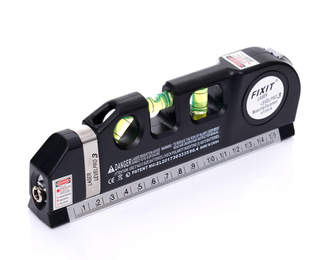 Poziomica laserowa z miarą 250cm KD10437 - KRAFT&DELE