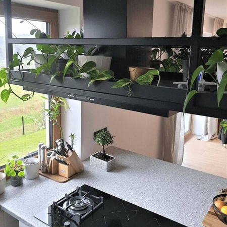 Okap kuchenny Nomina Isola 90.4 Sensor Black GLOBALO