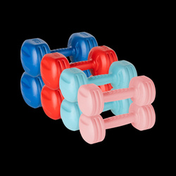 Zestaw hantelek bitumicznych 20kg ( 2x1kg + 2x2kg + 2x3kg + 2x4kg ) , REBEL ACTIVE