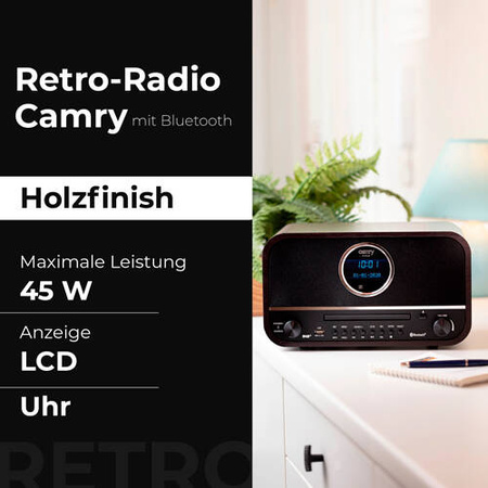 CR 1182 Retro Radio z Bluetooth
