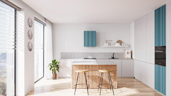 Okap kuchenny Lowio 60.1 BL/Ocean Blue GLOBALO