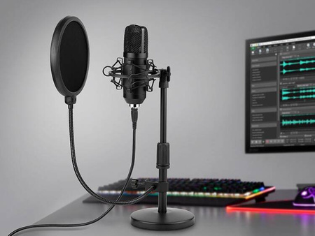 Zestaw z Mikrofonem TRACER Premium Pro USB