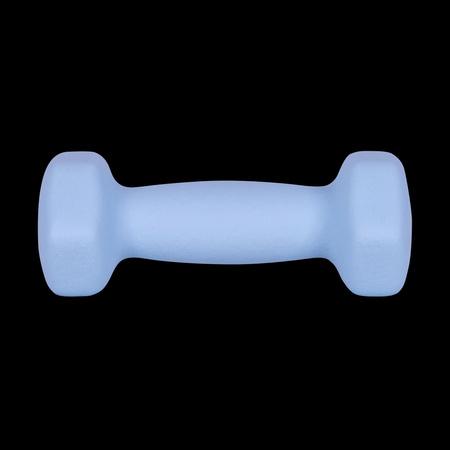 Hantelki żeliwne neoprenowe HEX 2x1kg, REBEL ACTIVE