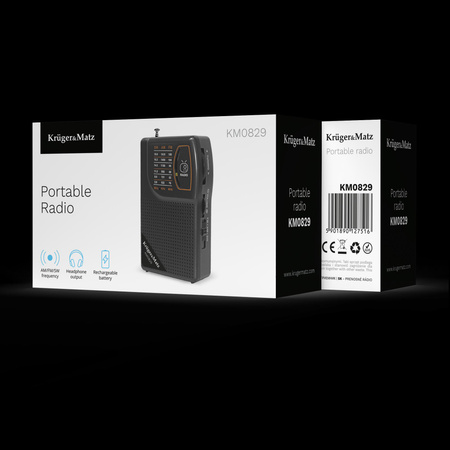 Radio przenośne analogowe Kruger&Matz model KM0829