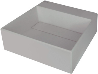 Umywalka granitowa nablatowa - z maskownicą (CQR SU4M) - Deante