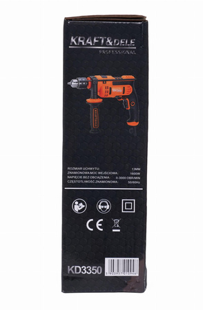 WIERTARKA UDAROWA 1600W KD3350 - KRAFT&DELE