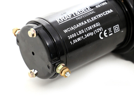 Wyciągarka - Wciągarka elektryczna KD1562 3000LBS 12V - KRAFT&DELE