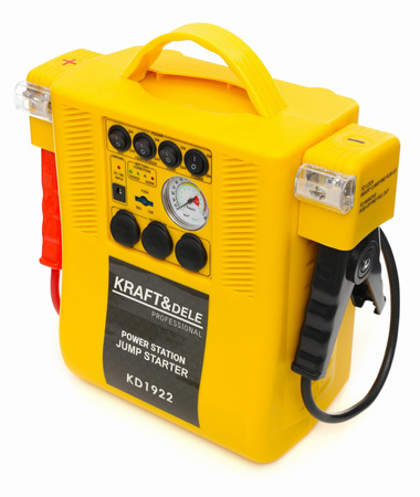 Jump starter 4W1 - urządzenie wielofunkcyjne - rozruch, kompresor, latarka KD1922 - KRAFT&DELE