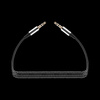 Kabel audio Jack 3.5 wtyk - wtyk REBEL spirala 100 cm