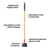Skrobak budowlany Skuwacz do lodu CAT K-Series hartowany (0841308171500) - Cat