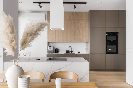 Okap wyspowy Cube W Inox CDW4001I Ciarko Design