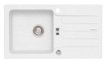 ALVEUS NIAGARA 30 zlewozmywak granitowy biały (1123011)