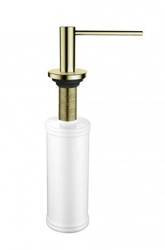 Dozownik okrągły inox złoto szampańskie Blue Water