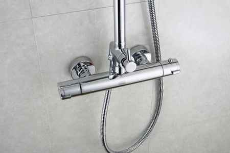 Zestaw termostatyczny kabinowo-prysznicowy natynkowy TERMO TER-ZKPN.400C Art Platino