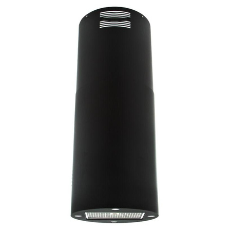 Okap wyspowy cylindryczny AKPO WK-4 ISLA BALMERA CZARNY (tuba, sterowanie mechaniczne)