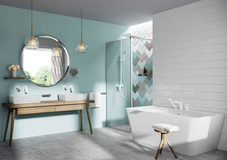 Lusterko kosmetyczne na ruchomym ramieniu - dwustronne (ADR 0811) - Deante