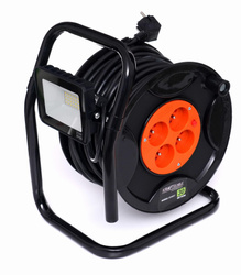 PRZEDŁUŻACZ BĘBNOWY 30M + LED KD4037 - KRAFT&DELE